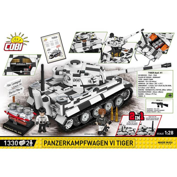 Panzerkampfwagen VI Tiger - Limitierte Auflage (COBI-2586) \ Panzer und  Fahrzeuge \ cobi.pl
